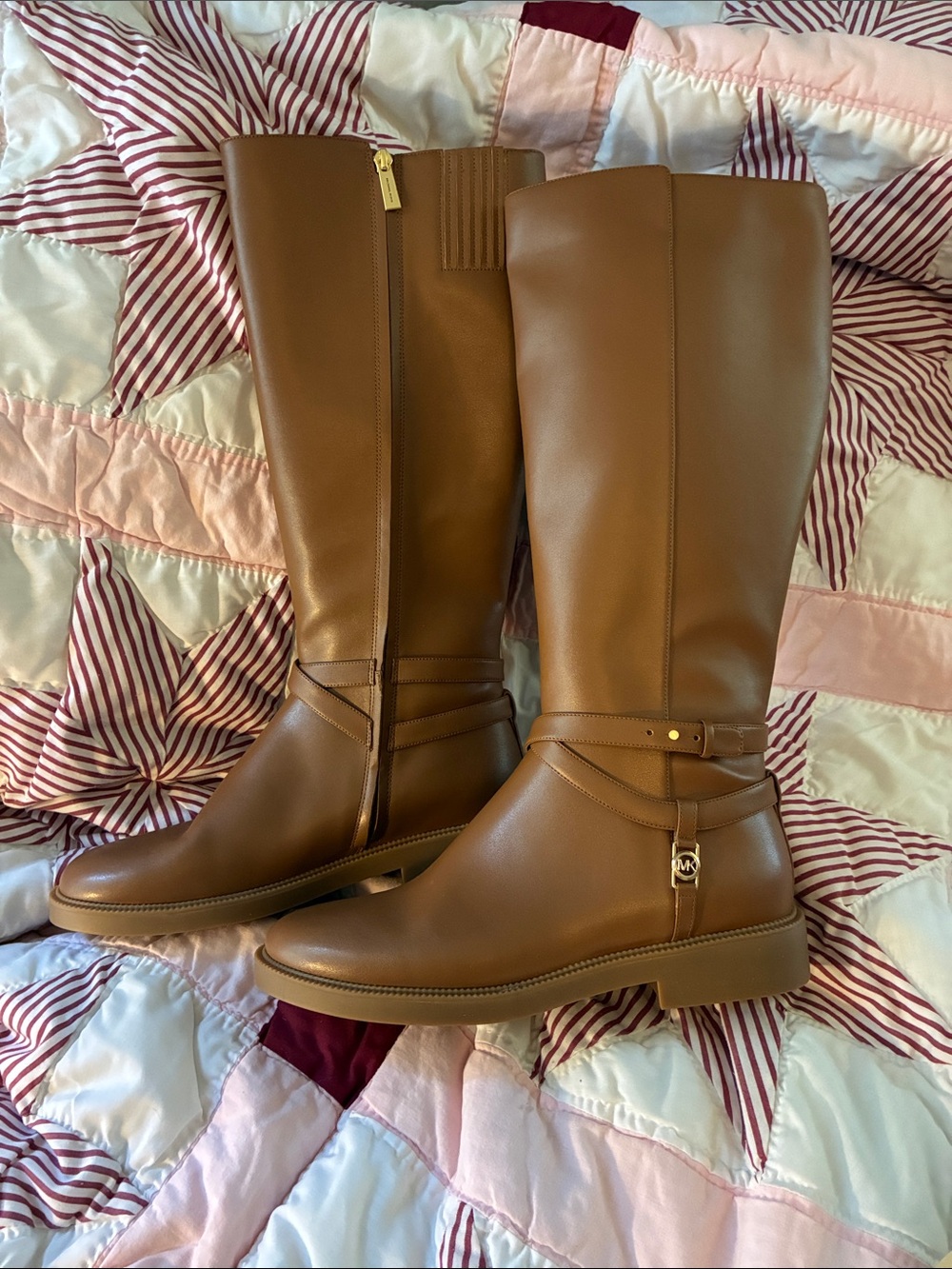 NEW Michael Kors Tall Women's Riding Boots in Brown Sz 11